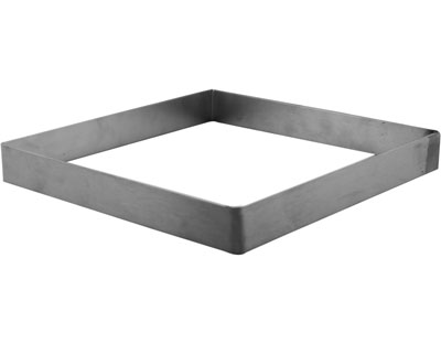 8 in Square Stainless Steel Ring Mold (1 in. tall - use with FUS SM8) link