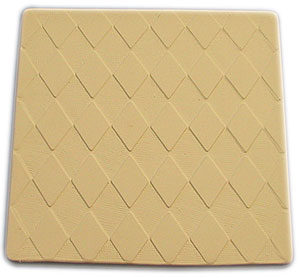 Harlequin Texture Ceramic Mold 7 x 7 in. Tile link