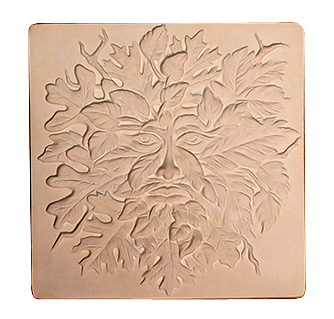Small Greenman Square Texture Mold - 7 in. x 7 in. link