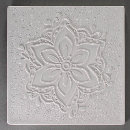 Mandala Square Texture Mold - 7 in. x 7 in. link