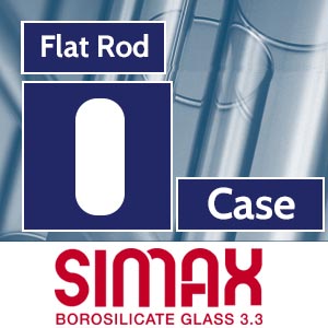 16 x 7.1 mm Simax Flat Clear Rod (~50 pieces/35.64 pound case) link