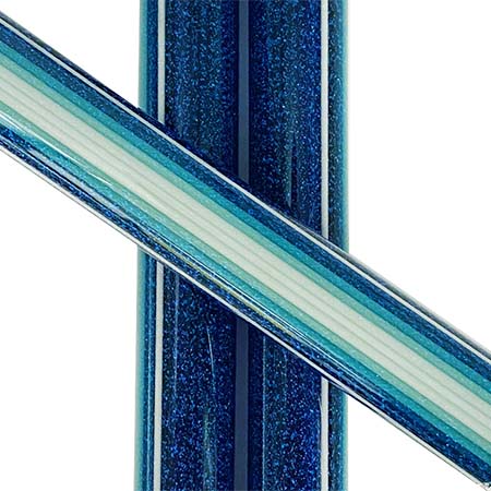 Rain Water Fade Black w/ x2 Blue (sold by the pound, 1/4 lb. minimum) link