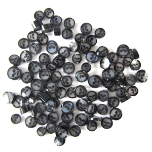 Black and White Skull Millefiori Slices - 96 COE link