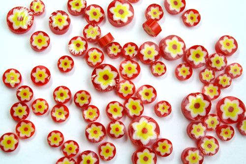 Cape Jasmine Millefiori Slices - 90 COE link
