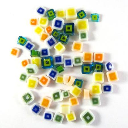 Square Mix Millefiori Slices - 90 COE link