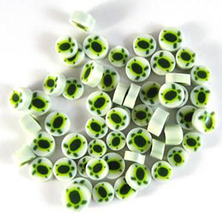 Sea Turtle Millefiori Slices - 90 COE link