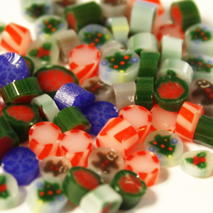 Holiday Millefiori Slices Assortment Pack - 96 COE link