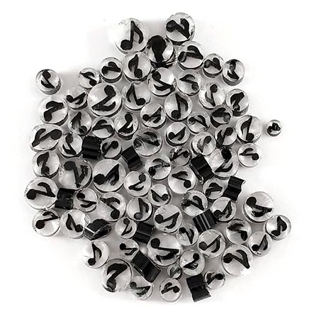 Music Note Millefiori Slices - 96 COE link