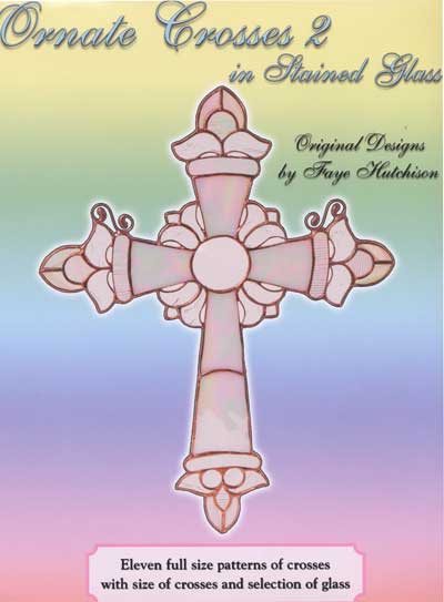 Ornate Crosses in Stained Glass 2 link