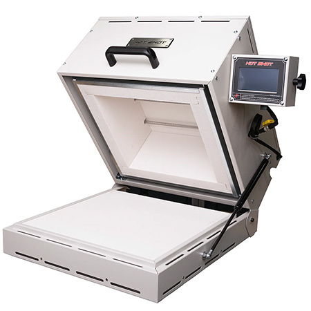 12" Clamshell Hot Shot Kiln HS12G w/ Tap Controller link