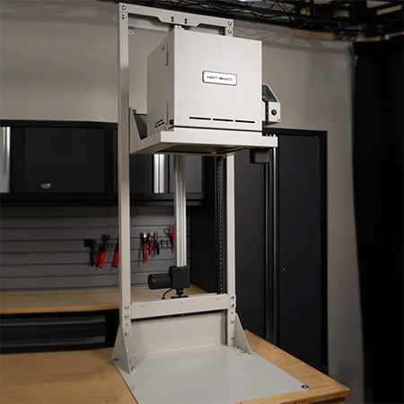 Bench Mount Motorized Vitrigraph Lift for 7" Hot Shot Vitrigraph Kiln - Dropship Only photo