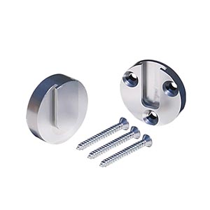 Hang Your Glass - Super Duty 1 1/2 in. x 3/4 in. Polished Stand-off link