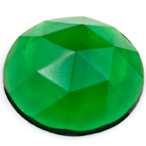 Green Jewel - Round (25 mm) link