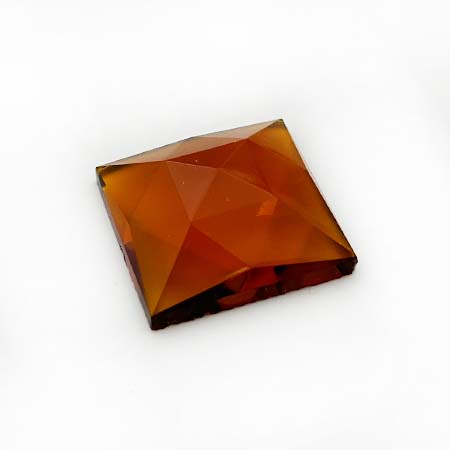 Amber Jewel - Square (25 mm) link