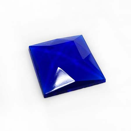 Dark Blue Jewel - Square (25 mm) link
