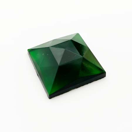 Green Jewel - Square (25 mm) link