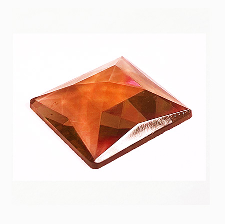 Orange Jewel - Square (25mm) link