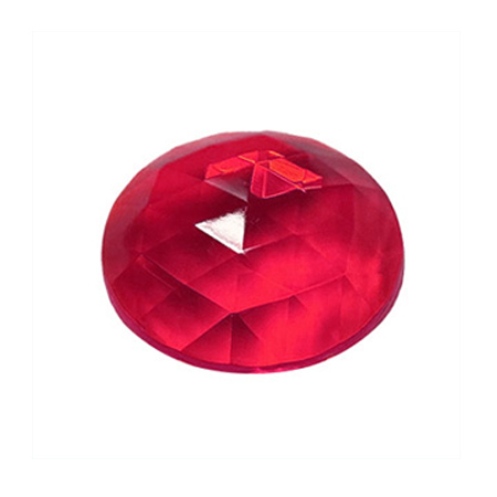 Light Red Jewel - Round (30mm) link