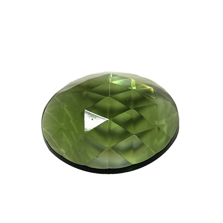 Moss Green Jewel - Round (30mm) link