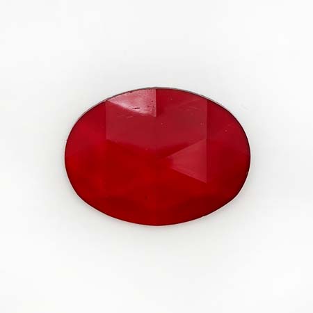 Red Jewel - Oval (40x30mm) link