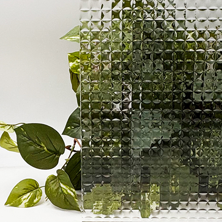 Pyramid (1/2 in. Cross Reed) Clear Import Texture link