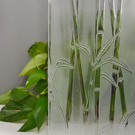 Bamboo Frosted Clear Import Texture Large Sheet 63 x 84 in. link