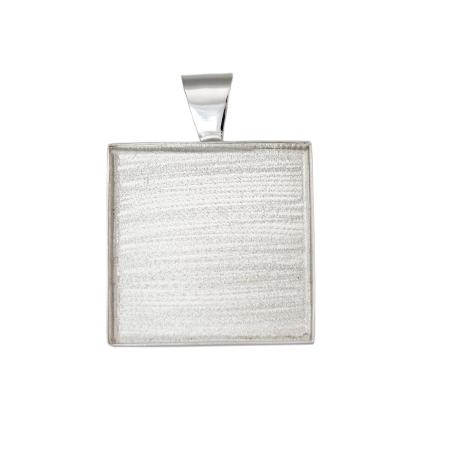 Pendant Square Welled 1.5" link