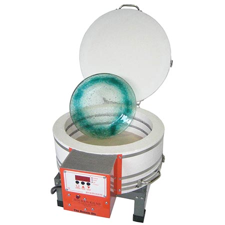 15W x 6 in. H Bonnie Glo Fiber Kiln with 3-key Controller link