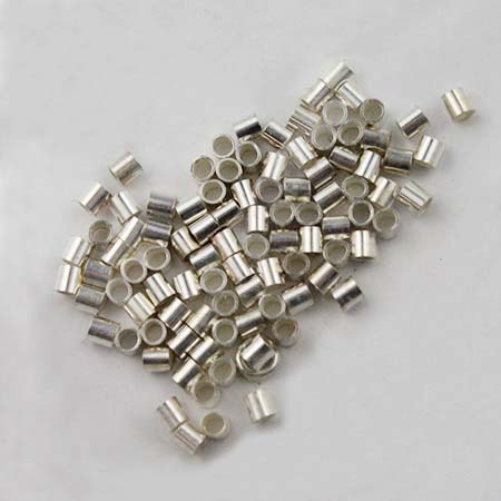 Crimp Tubes Sterling Silver 2mm x 2mm (Package of 100) link