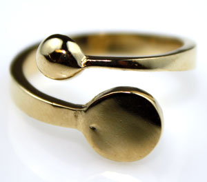 18k Gold-plated Adjustable Ring link