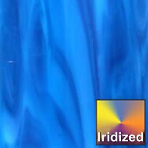 Medium Blue Opalume/ Royal Blue Iridized link