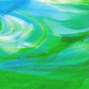 Green/Blue/Clear Streaky Granite photo