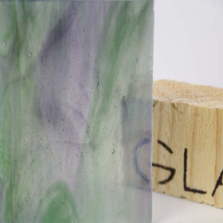 Hunter Green Opal/ Violet Cathedral/ Skim Milk Opal link