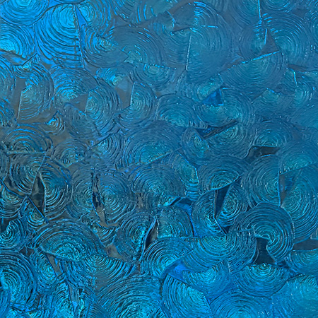 Dark Turquoise Blue Rondelite link