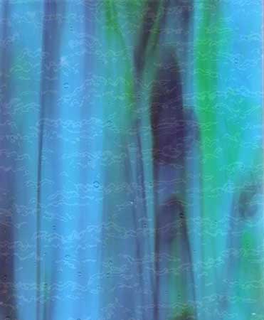 Medium Blue Opal/ Green/ Dark Purple Granite link