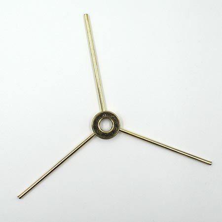 Spider 3 Way 7 in. Diameter 3 in. spokes - Brass link