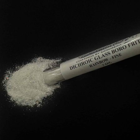 Fine Frit Transparent Dichroic Rainbow Coated 33 COE link