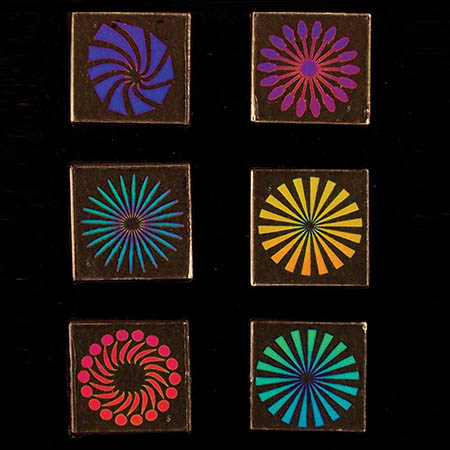 1 in. Pinwheels 33 COE link