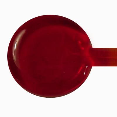 Transparent - Strikes Red Moretti rod 104 COE (1/4 lb. minimum order) link