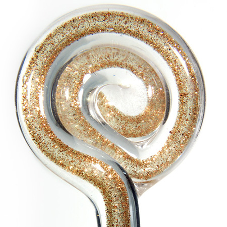 Filigree - Goldstone/Crystal Moretti rod 104 COE (1/4 lb. minimum order) link