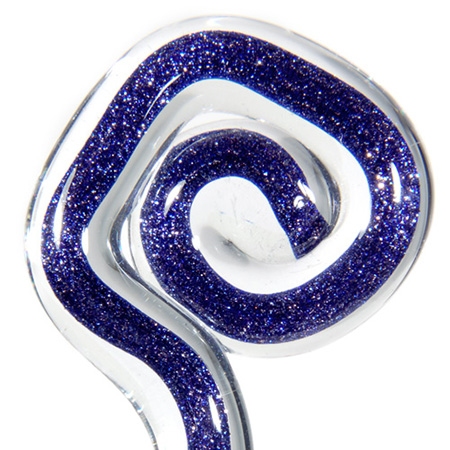 Filigree - Sparklie Blue/Crystal Moretti rod 104 COE (1/4 lb. minimum order) link