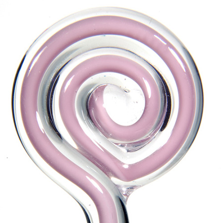 Filigree - Violet/Crystal Moretti rod 104 COE (1/4 lb. minimum order) link