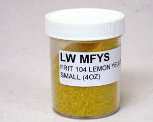 Light Yellow Small Frit 104 COE (4 oz.) link