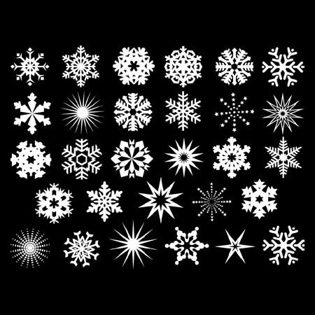 Snowflake Mica White Decals link
