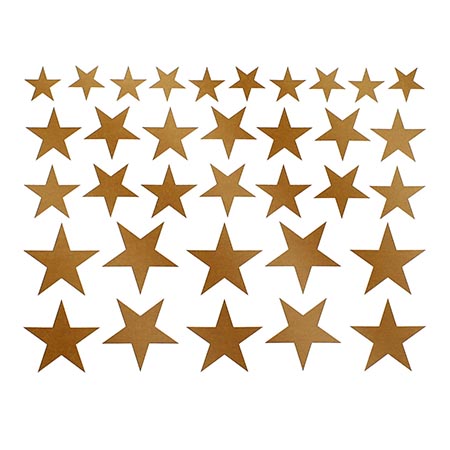 Solid Stars Gold Decals link