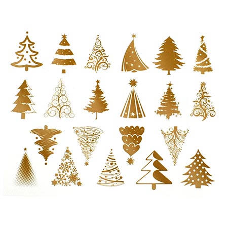 Christmas Gold Decals link