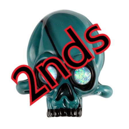 Seconds Opaque Aqua Borocolour - Rod 33 COE (sold by the pound) link