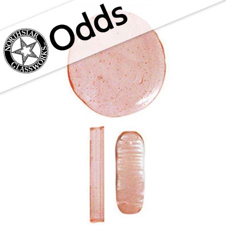 Odd - Peach Borocolour 18 in. Rod 33 COE (sold by the pound) link
