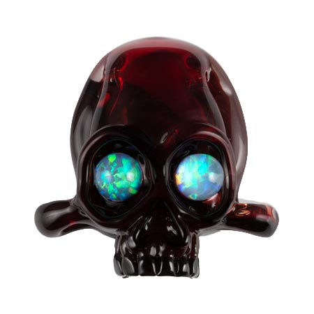Large Frit Garnet Dark Borocolour 4 oz. link