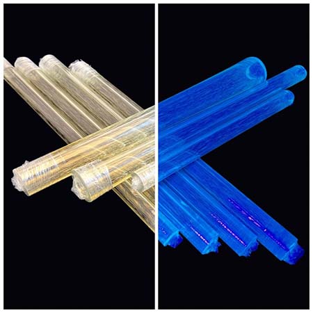Luna UV Blue Tube 33 COE (1/4 lb. minimum order) link